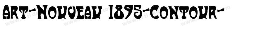 Art-Nouveau 1895-Contour字体转换